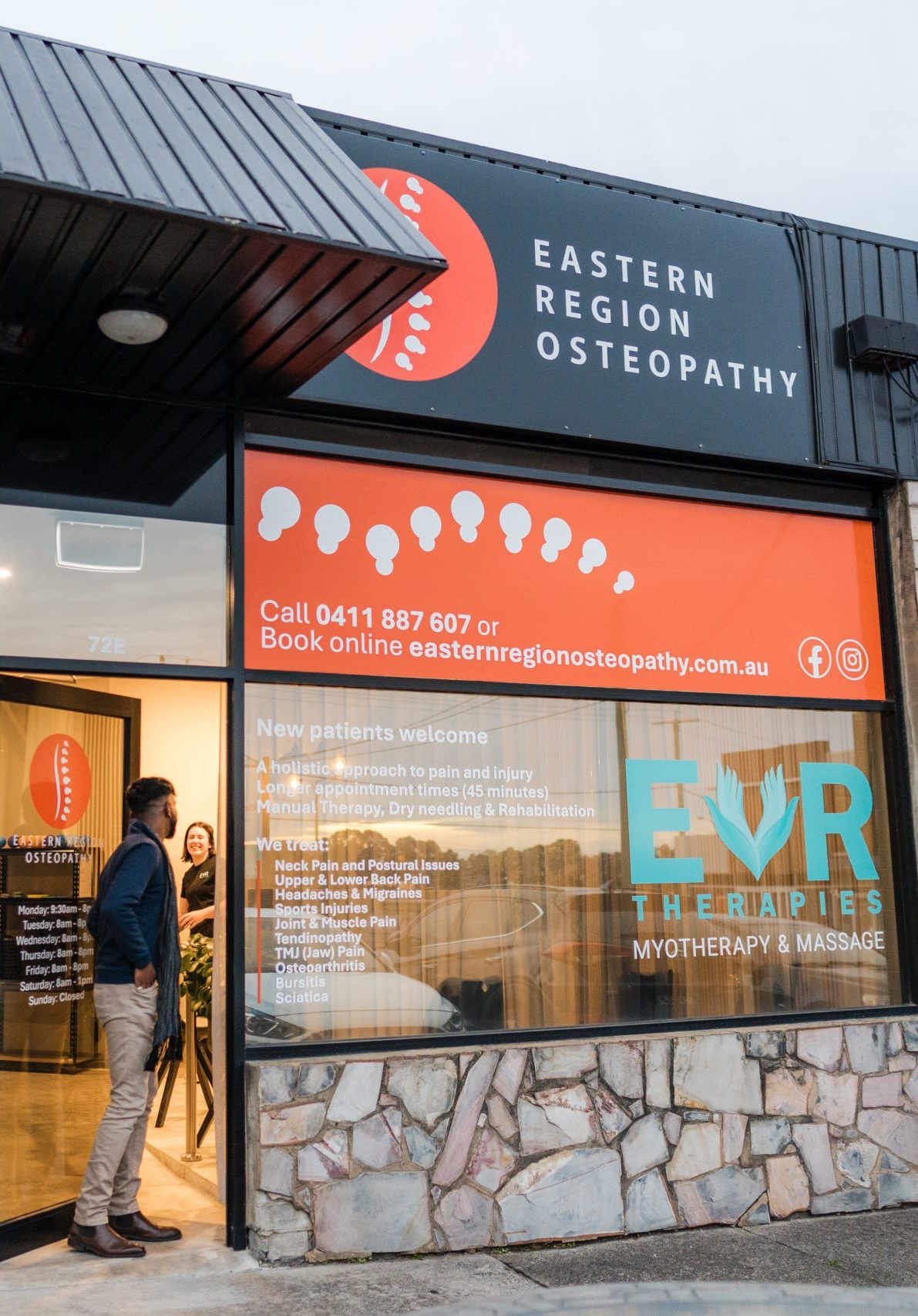 Welcome to Eastern Region Osteopathy Welcome to Eastern Region Osteopathy